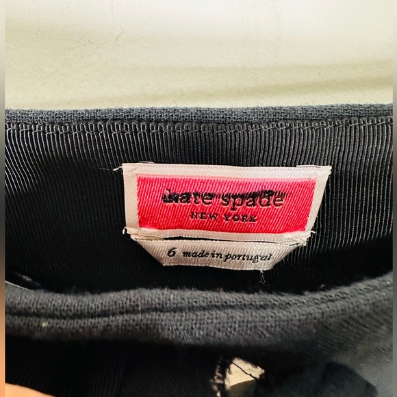 Black & White Button Down Mini Skirt By Kate Spade Size 6 - Picture 7 of 11